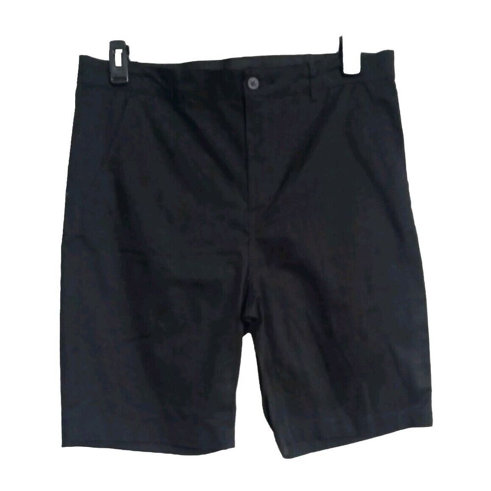 NWT Boys Old Navy Straight Uniform Shorts Sz 20 Plus Black At Knee Adj Waist K2